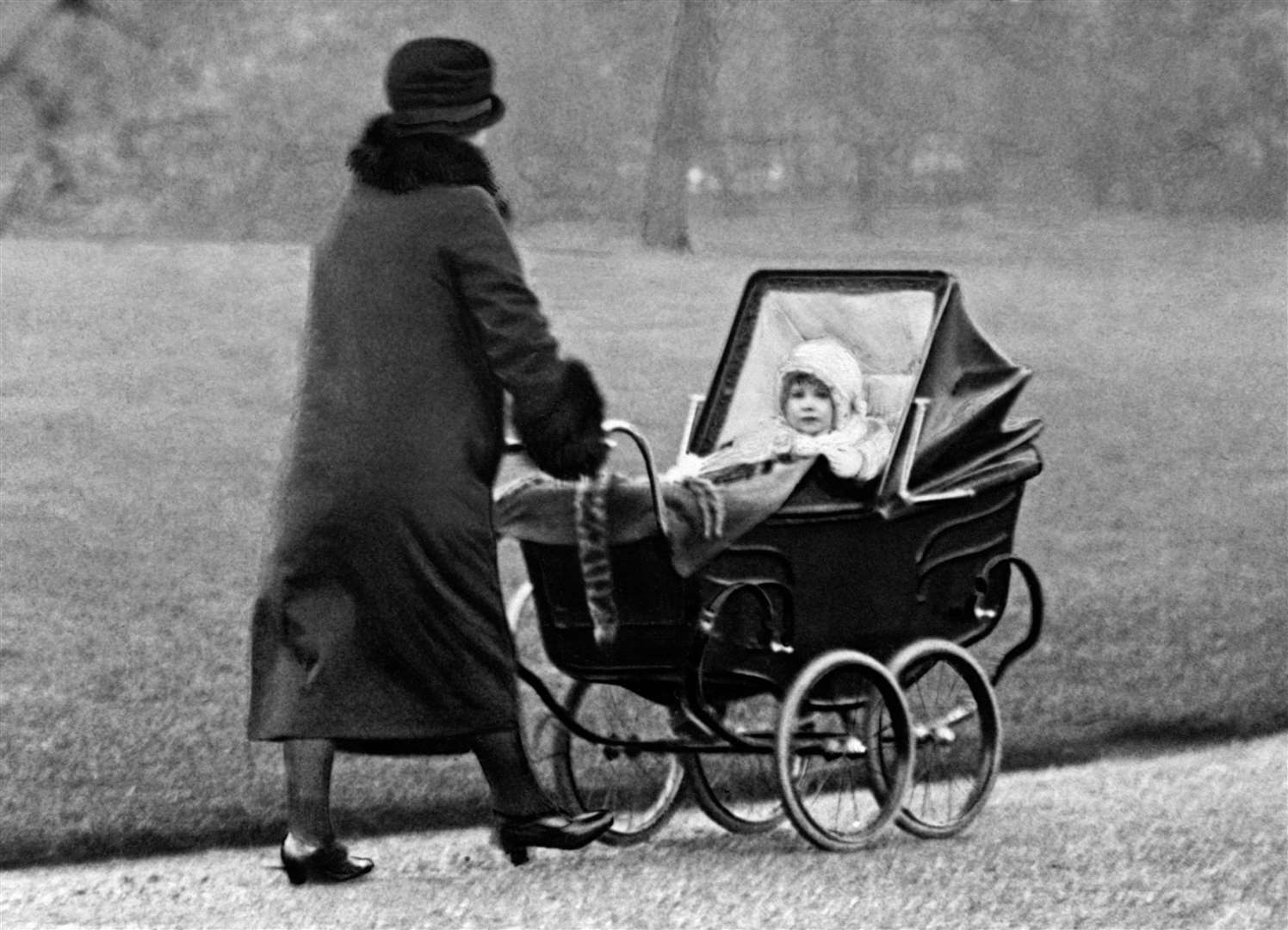 Princess Elizabeth in the park on March 1 1929 (PA)