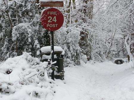 Jenny Coxall captured this winter scene in Wilmington