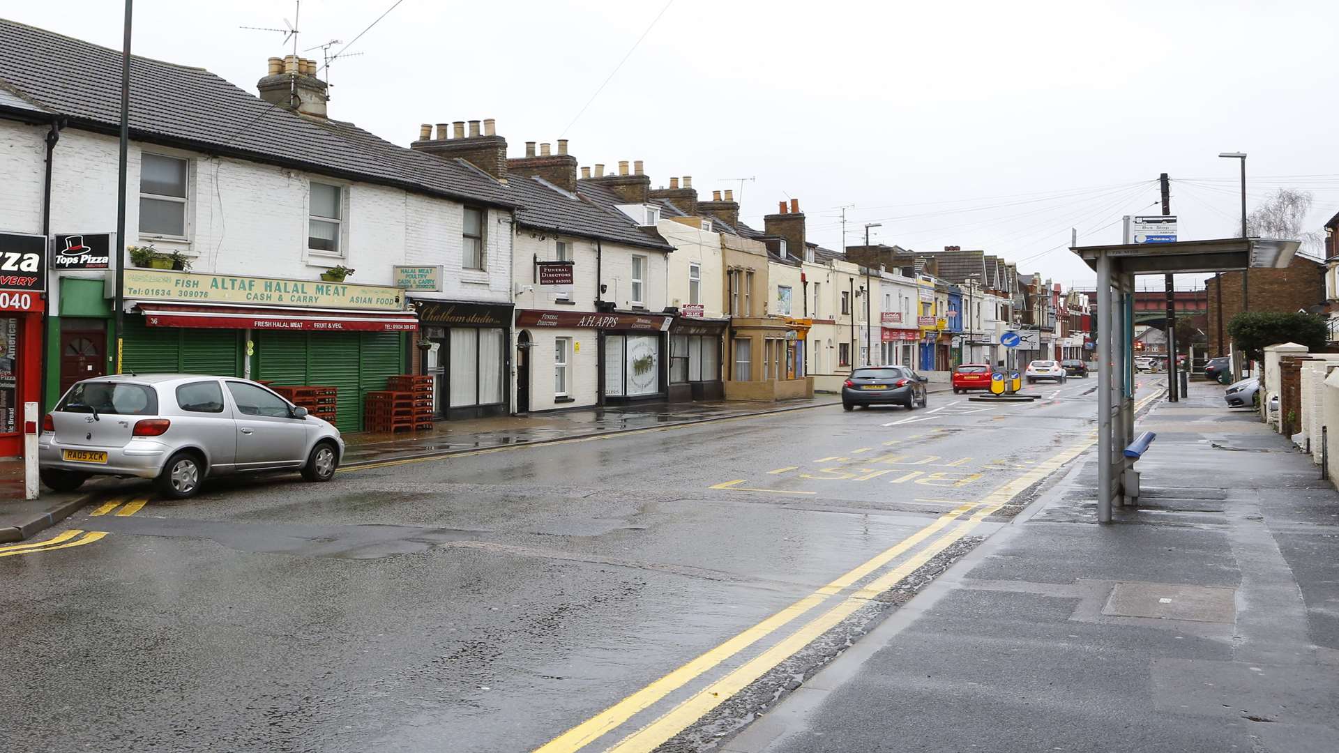 Southern Water are on the scene in Luton Road