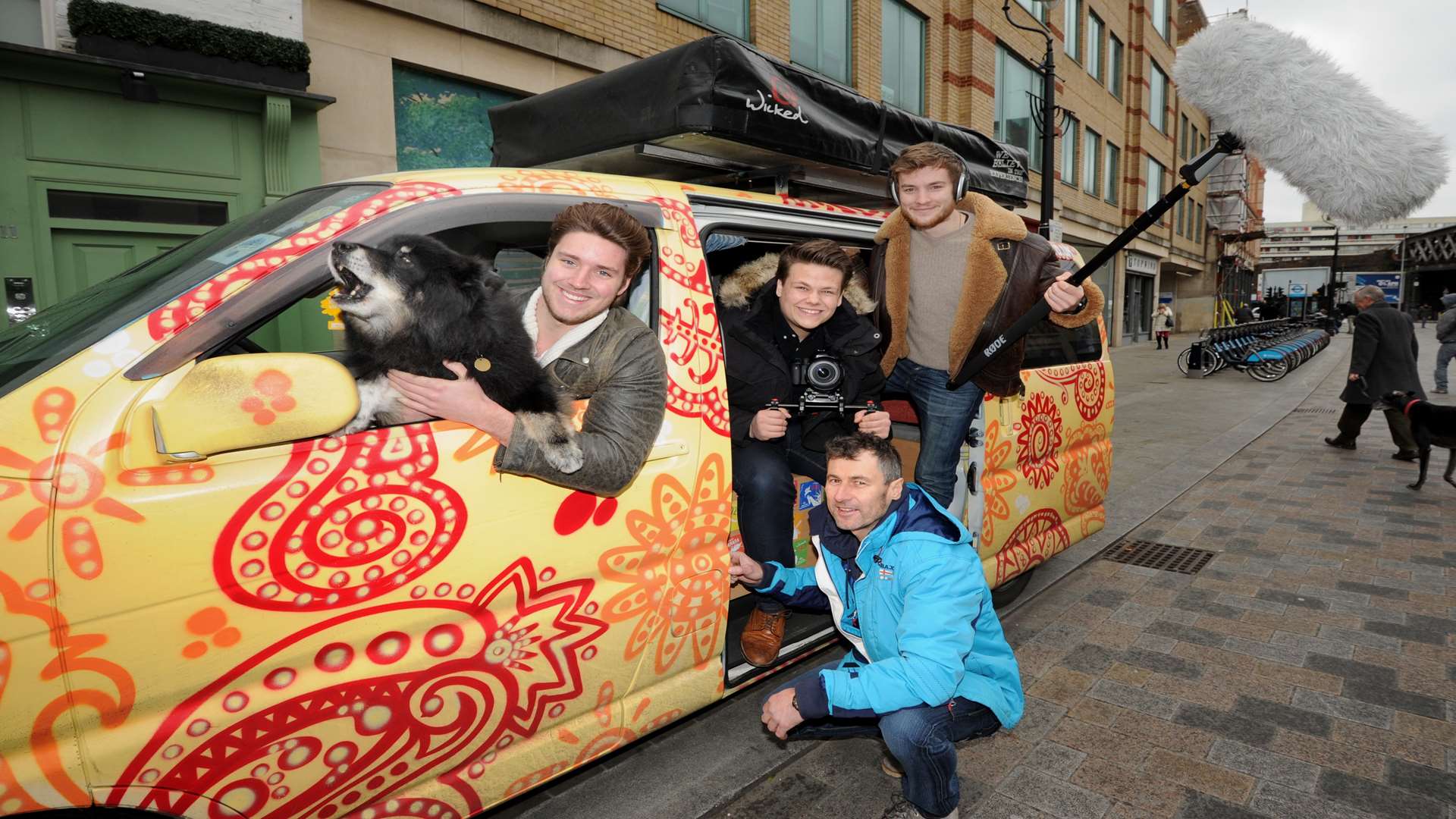 Osa with James Gore, Isaac Allen, owner Mark Jeffreys and Michael Mowbray. Picture: Peter Luckhurst.