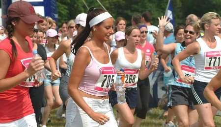 Some of the runners at last year's event at Birchington. Picture: TERRY SCOTT