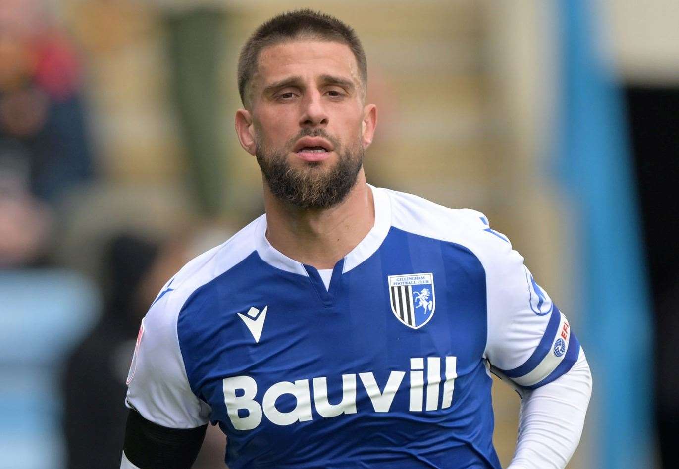 Gillingham captain Max Ehmer. Picture: Keith Gillard