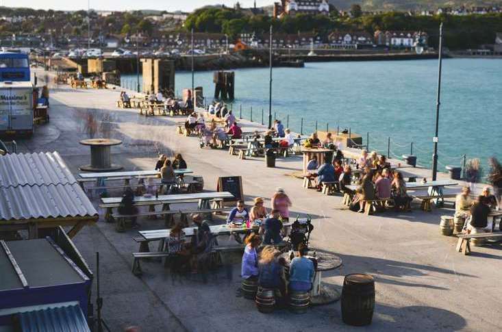 Popular tourist destination Folkestone Harbour Arm opened back in 2014. Picture: Folkestone Harbour Arm