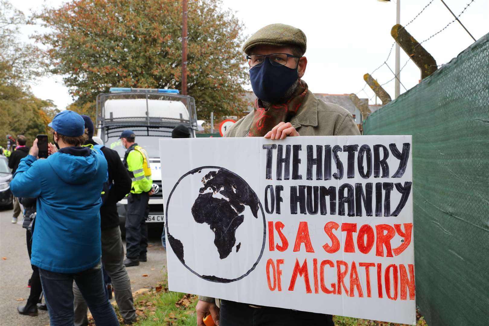 Around 200 people attended a welcome meeting in October. Picture: Barry Goodwin