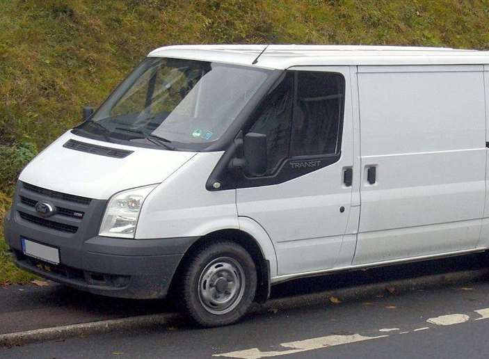 The white van was stolen. Library image.