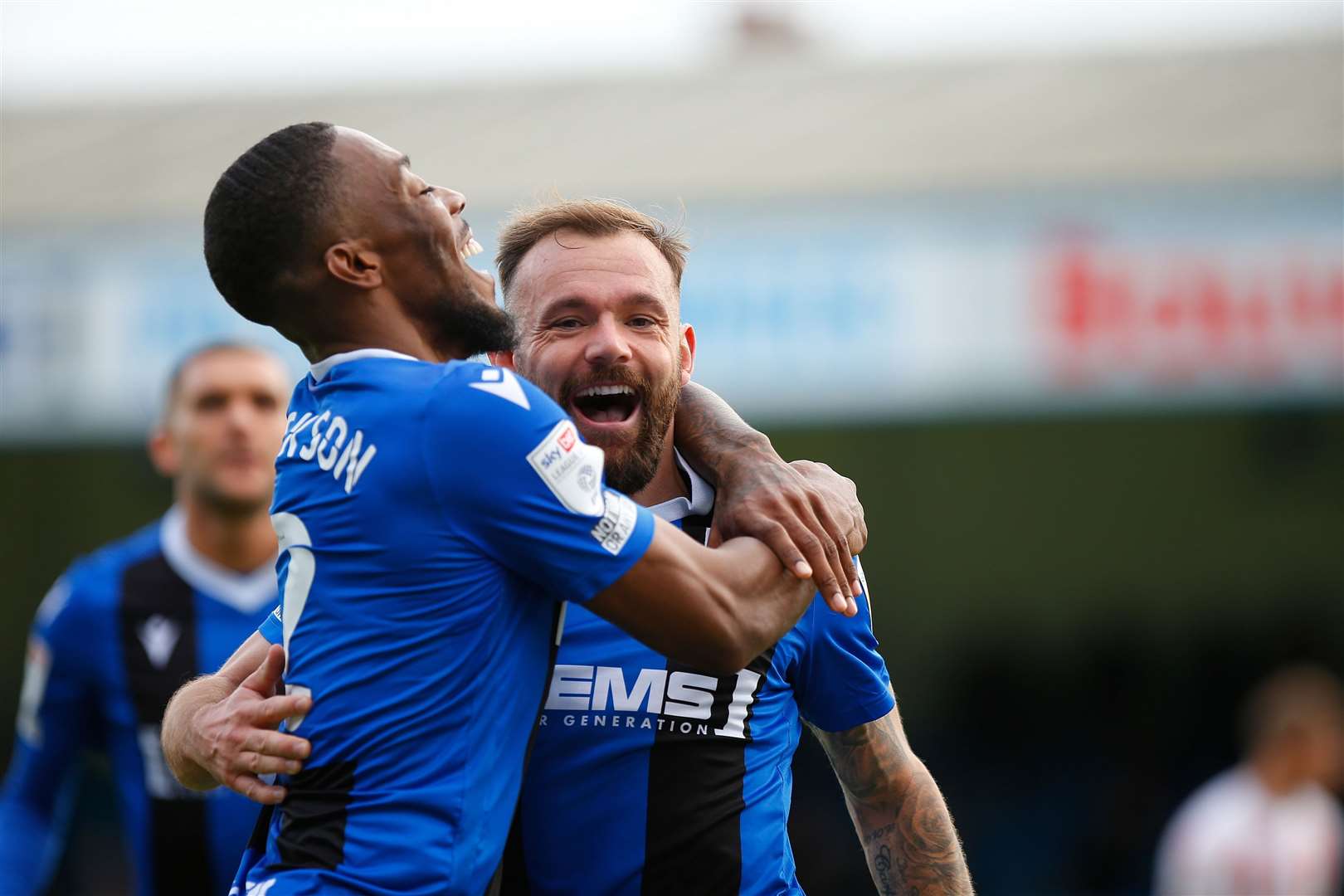 Danny Lloyd scored a penalty for Gillingham last weekend and picked up the MOM award in midweek Picture: Andy Jones