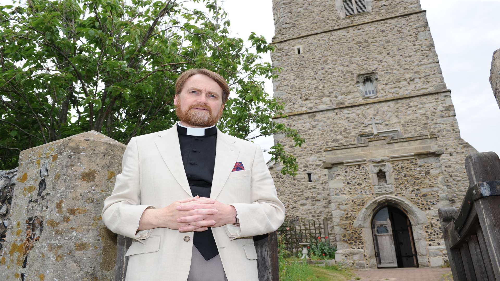 Rev Nigel Bourne of St Mary the Virgin church in Chalk is opposed to a crossing east of Gravesend