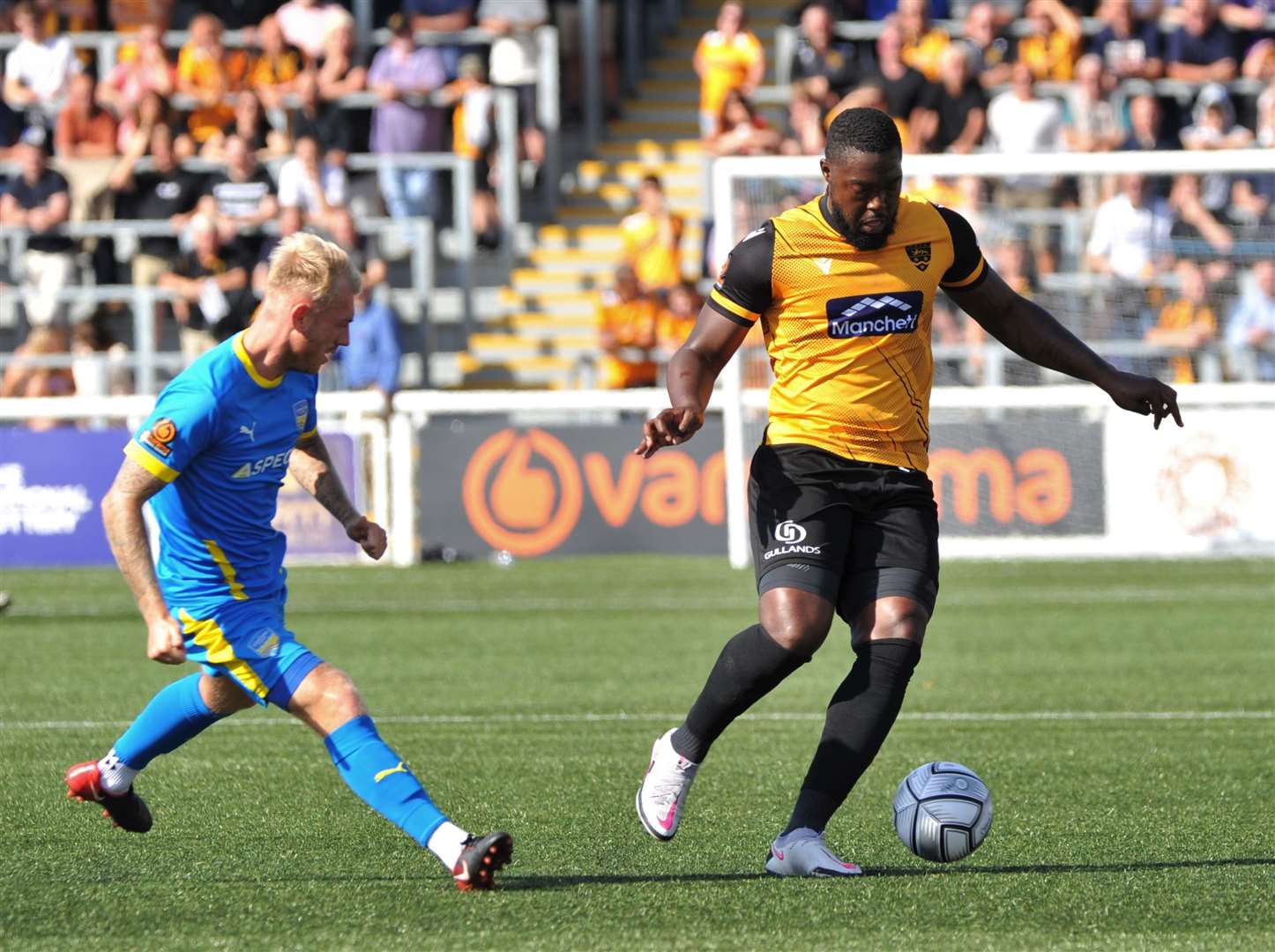 Maidstone United left-back Jerome Binnom-Williams Picture: Steve Terrell