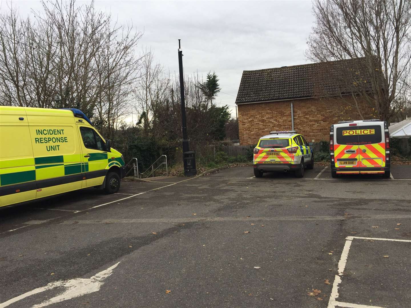 Police, paramedics and the rescue team are at the scene in West Malling