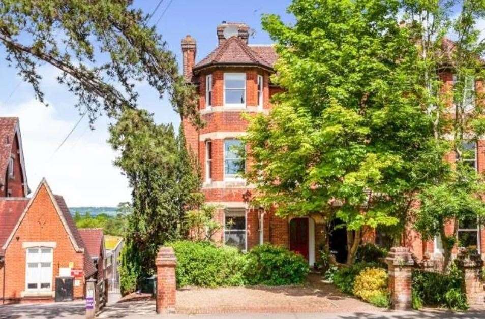 The five-bed semi-detached house in Dry Hill Park Road. Picture: Zoopla / Freeman Forman