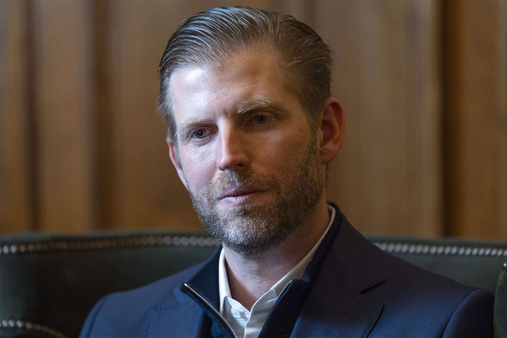 Eric Trump at Trump International Golf Links near Balmedie, Aberdeenshire (Jane Barlow/PA)