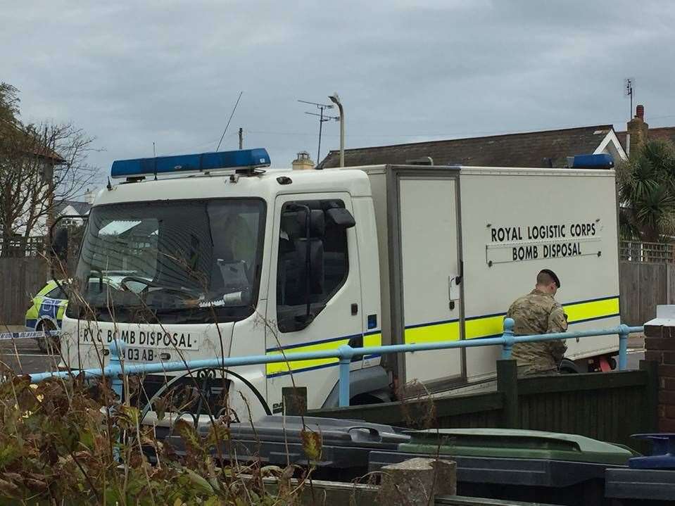 Royal Logistical Corps - Bomb Disposal. Stock photo: Arianwen Flores Jackson