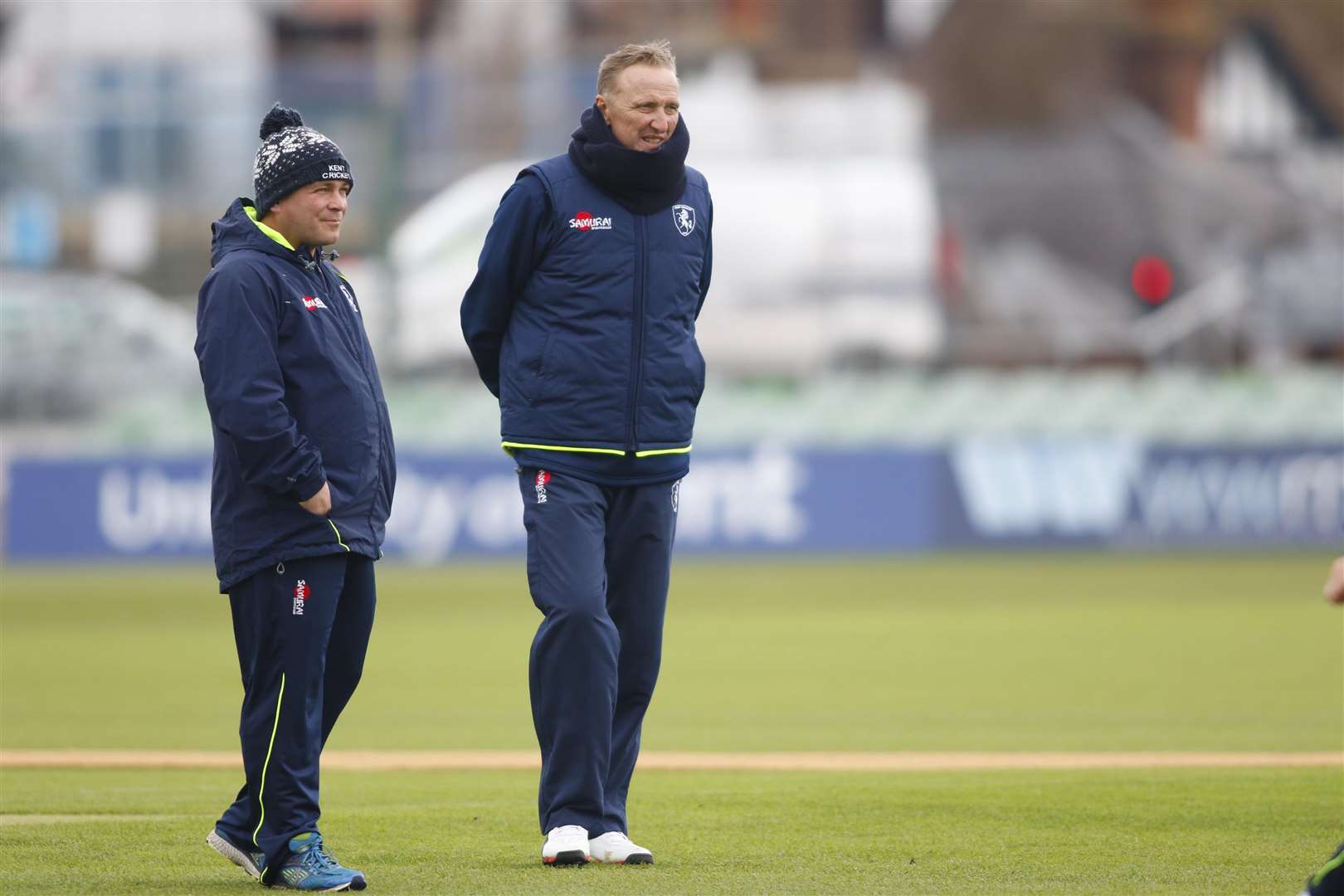 Head coach Matt Walker and assistant coach Allan Donald. Picture: Andy Jones.