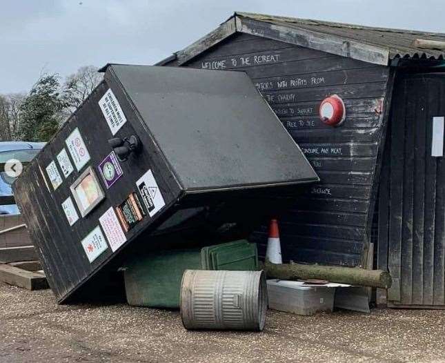 Damage to the sanctuary is estimated to be about £20,000