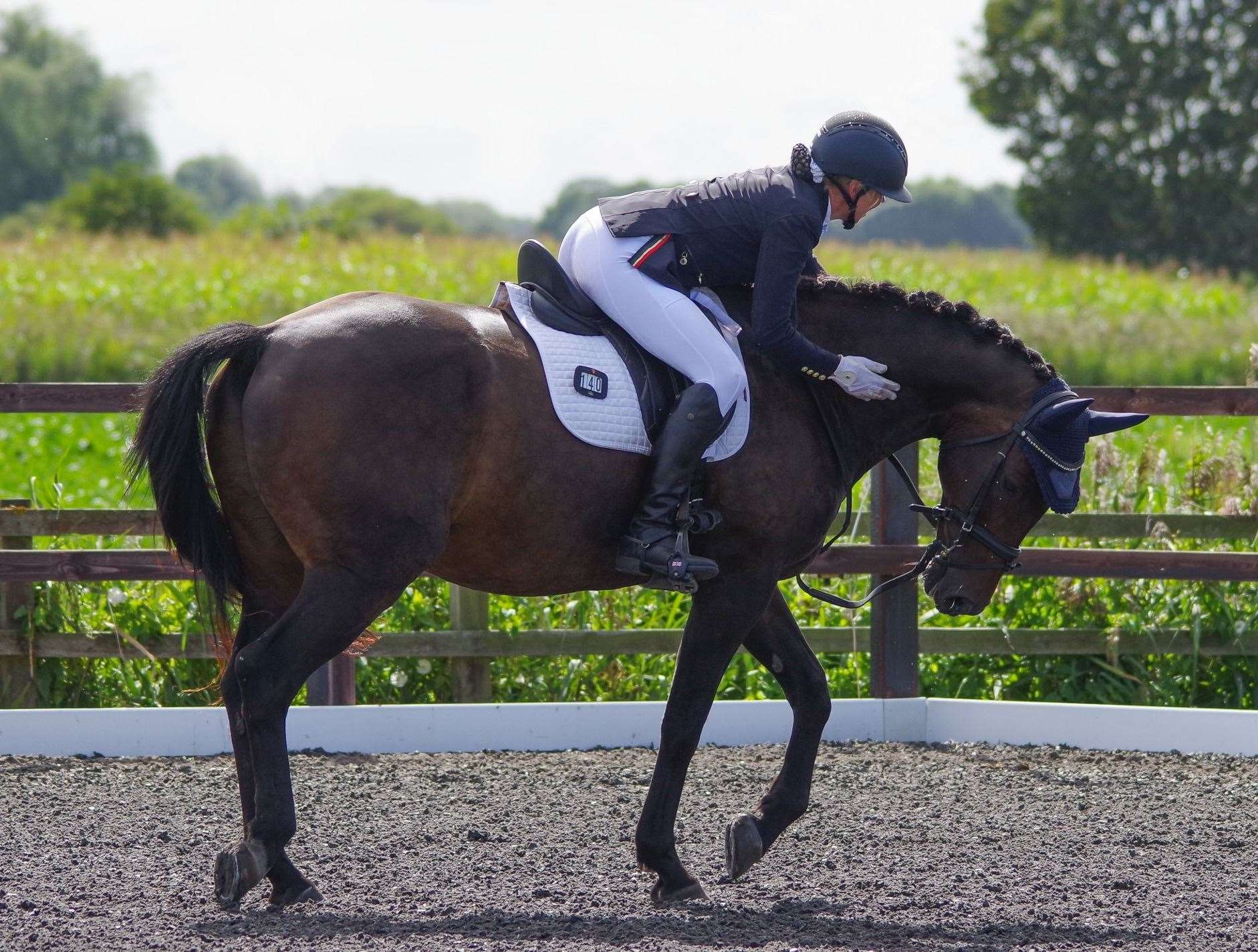 Georgia Child and Ollie are off to the national finals. Picture: John @ Equipix UK