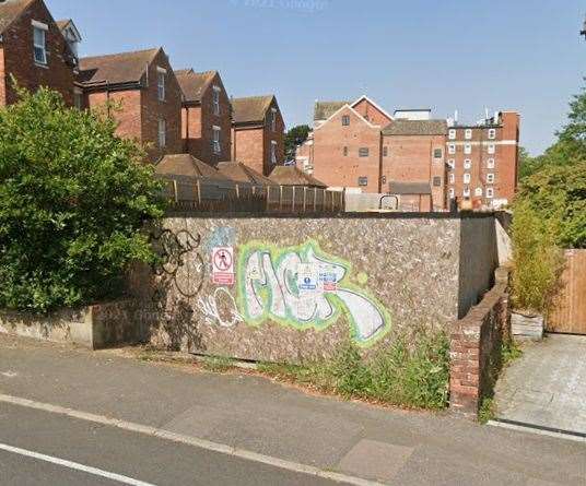 The flats replace a derelict site. Pictured in 2021. Picture: Google