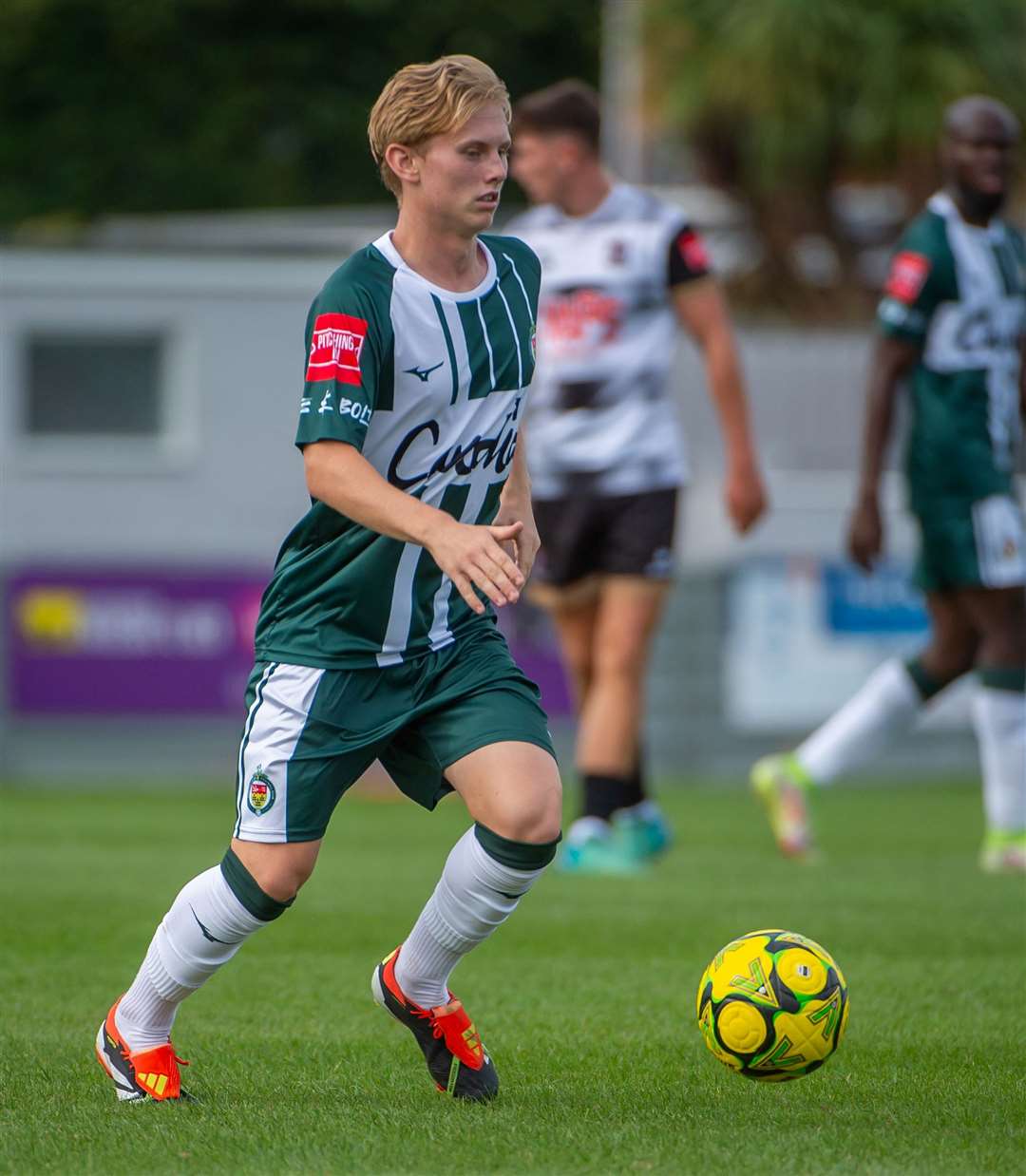 Ashford United midfielder Mikey Berry. Picture: Ian Scammell