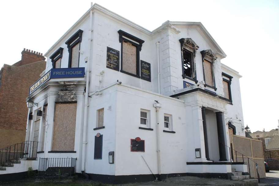 The derelict Bun Penny pub