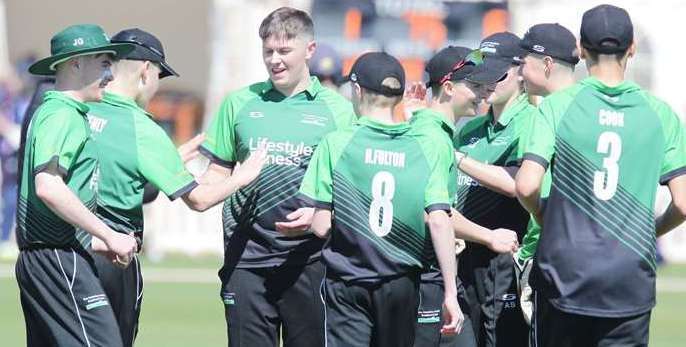 The Canterbury Academy, pictured celebrating in 2022, returned to Desert Springs, Spain, this year to be crowned champions of the same competition for the second successive year