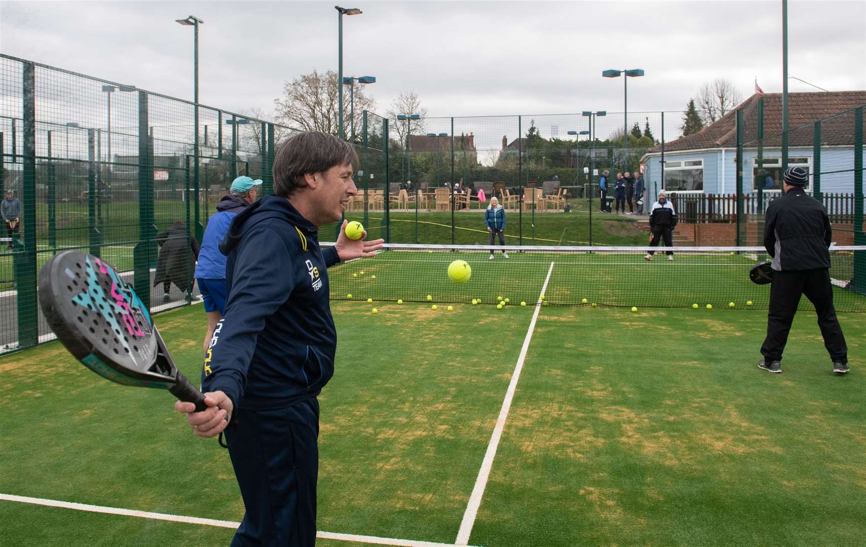 Sundridge Park Club'w padel tennis Open Day Picture: Alan Stanford/Rapclickphotography