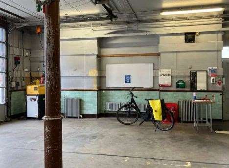 Inside the former Ramsgate fire station. Picture: Ramsgate Town Council