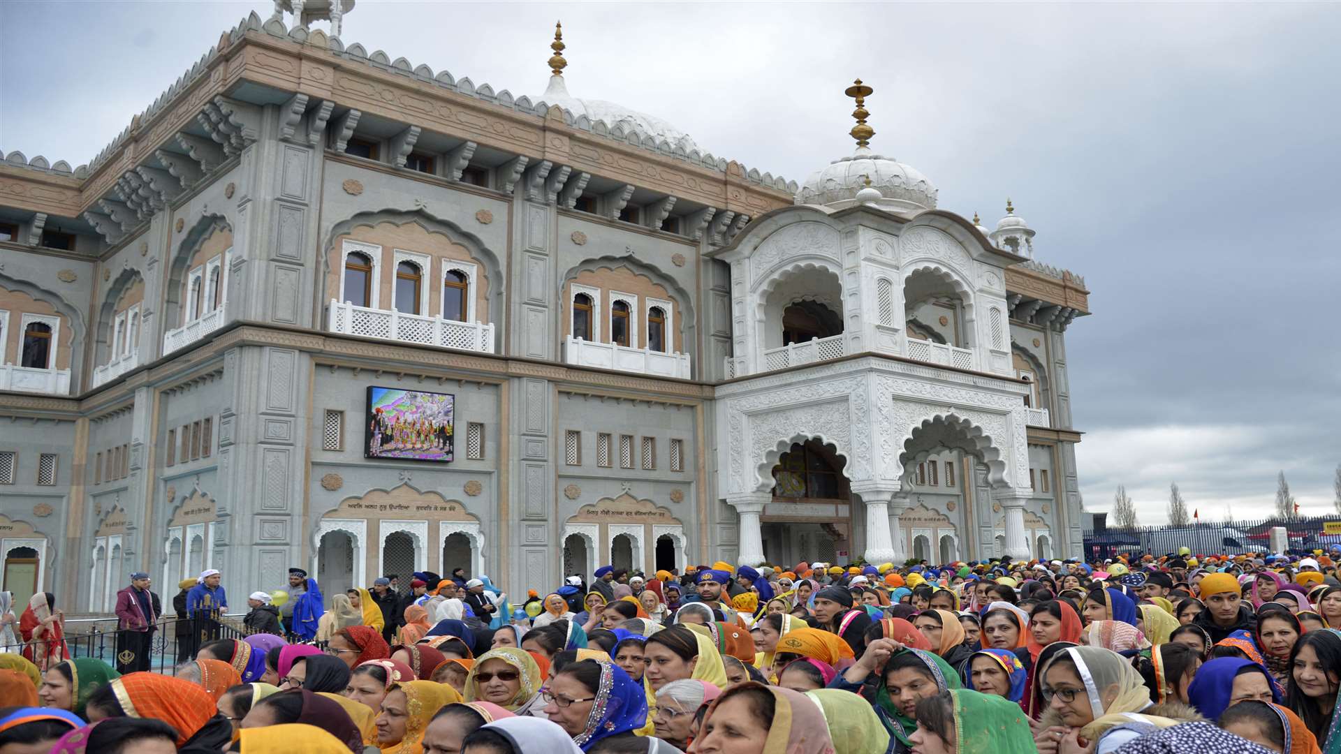 The Gurdwara, Vaisakhi festival in Gravesend this year