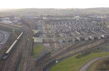 The Channel Tunnel from above