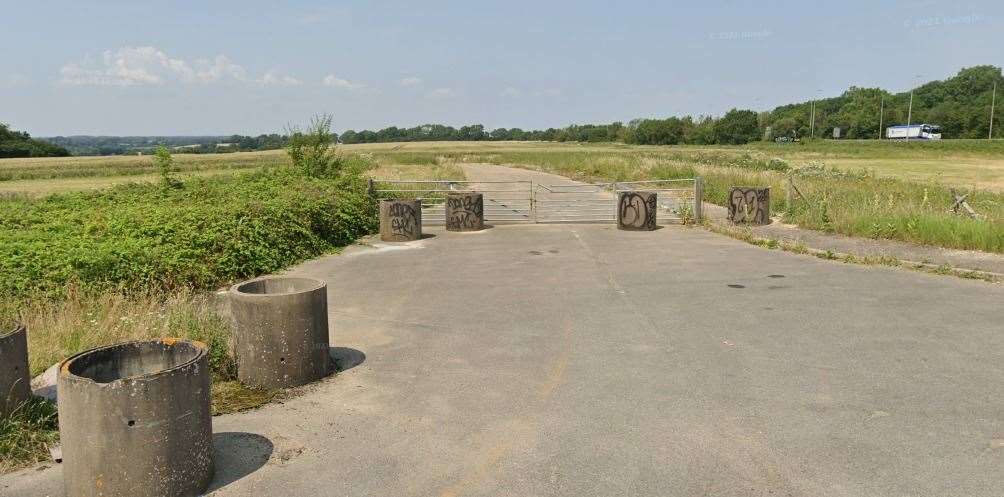 The access point in Geddinge Lane. Picture: Google