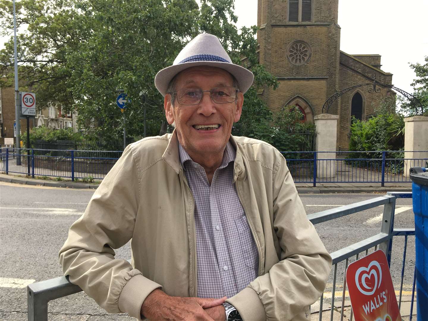 Ray Featherstone remembers being Michael Crawford's 'bodyguard' for a day while filming the Christmas special for Some Mothers Do 'Ave 'Em at Sheerness on the Isle of Sheppey