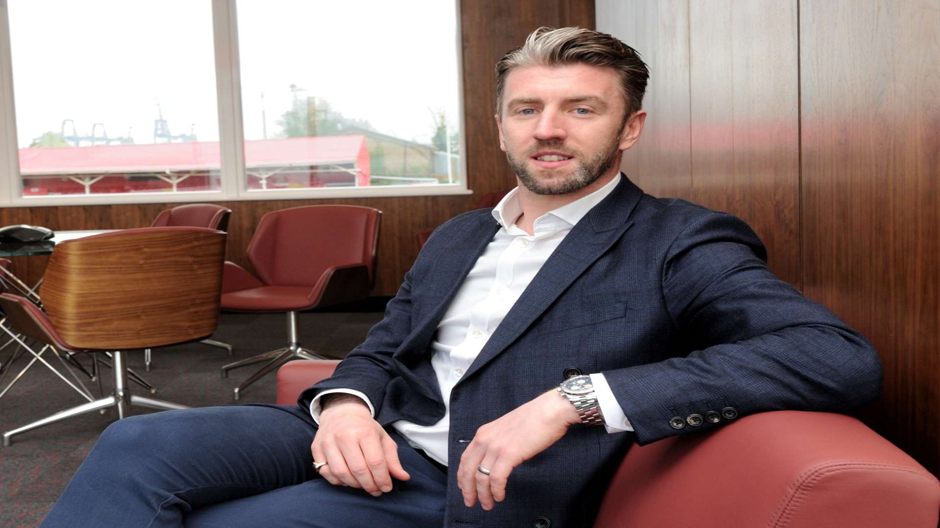 Ebbsfleet United vice-chairman Dean Pooley Picture: Simon Hildrew