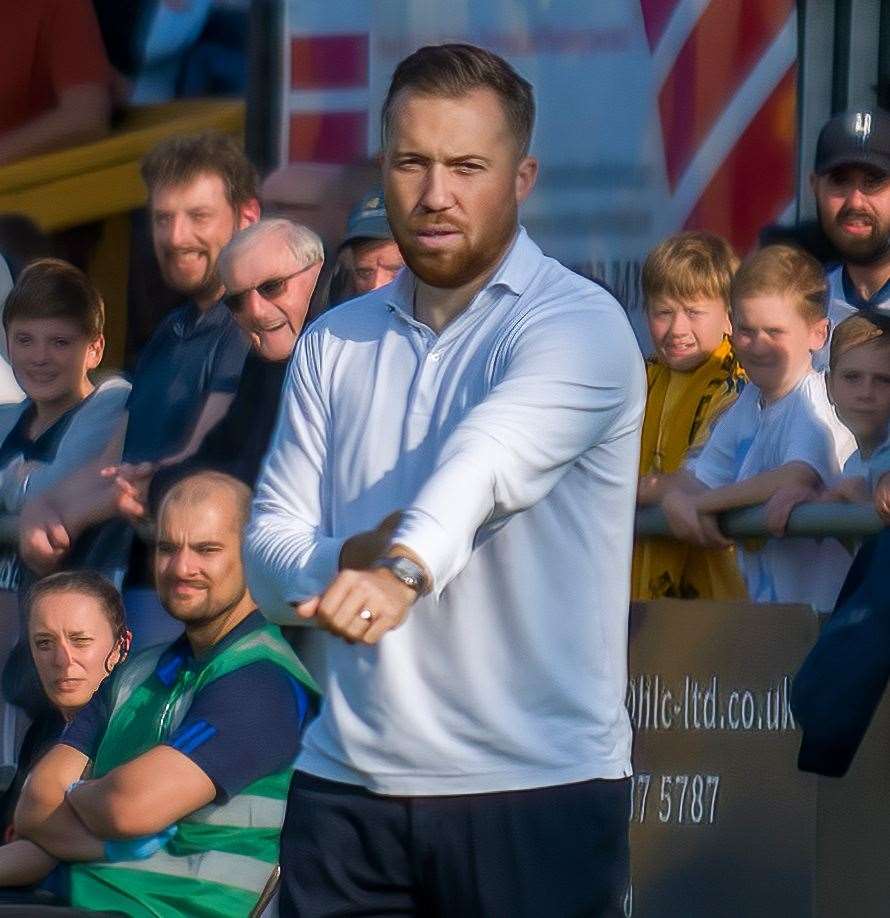 Harry Watling has suffered three successive National League defeats after a debut win as Ebbsfleet manager. Picture: Ed Miller/EUFC