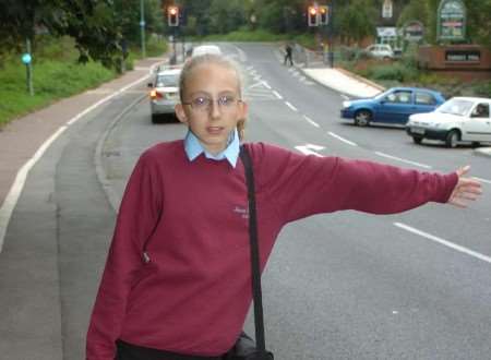 ZOE STURGESS: the bus was driven straight past her. Picture: GRANT FALVEY