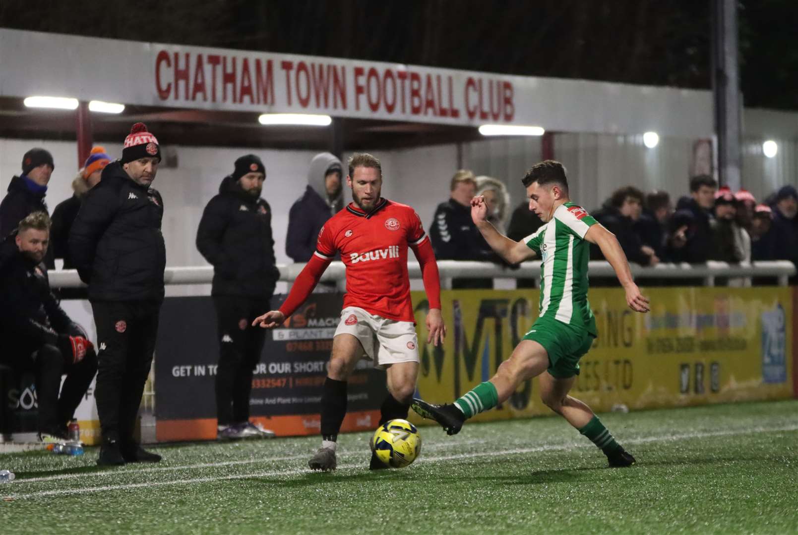 Manager Kevin Hake watches on in the Velocity Cup fourth round match Picture: max.ephotography@outlook.com