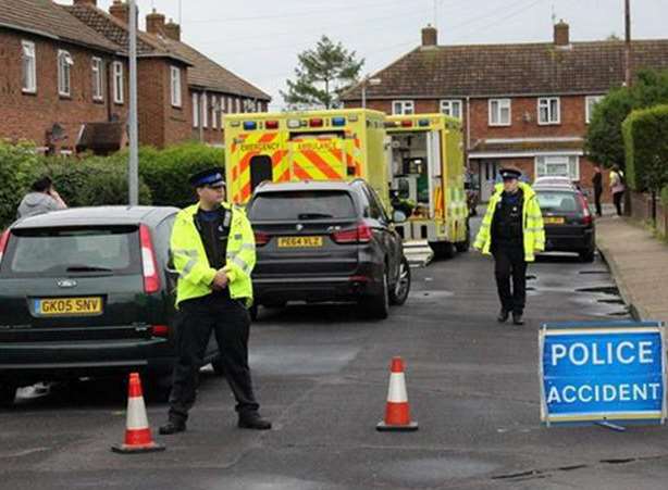 Fostall Road on the day of the attack.