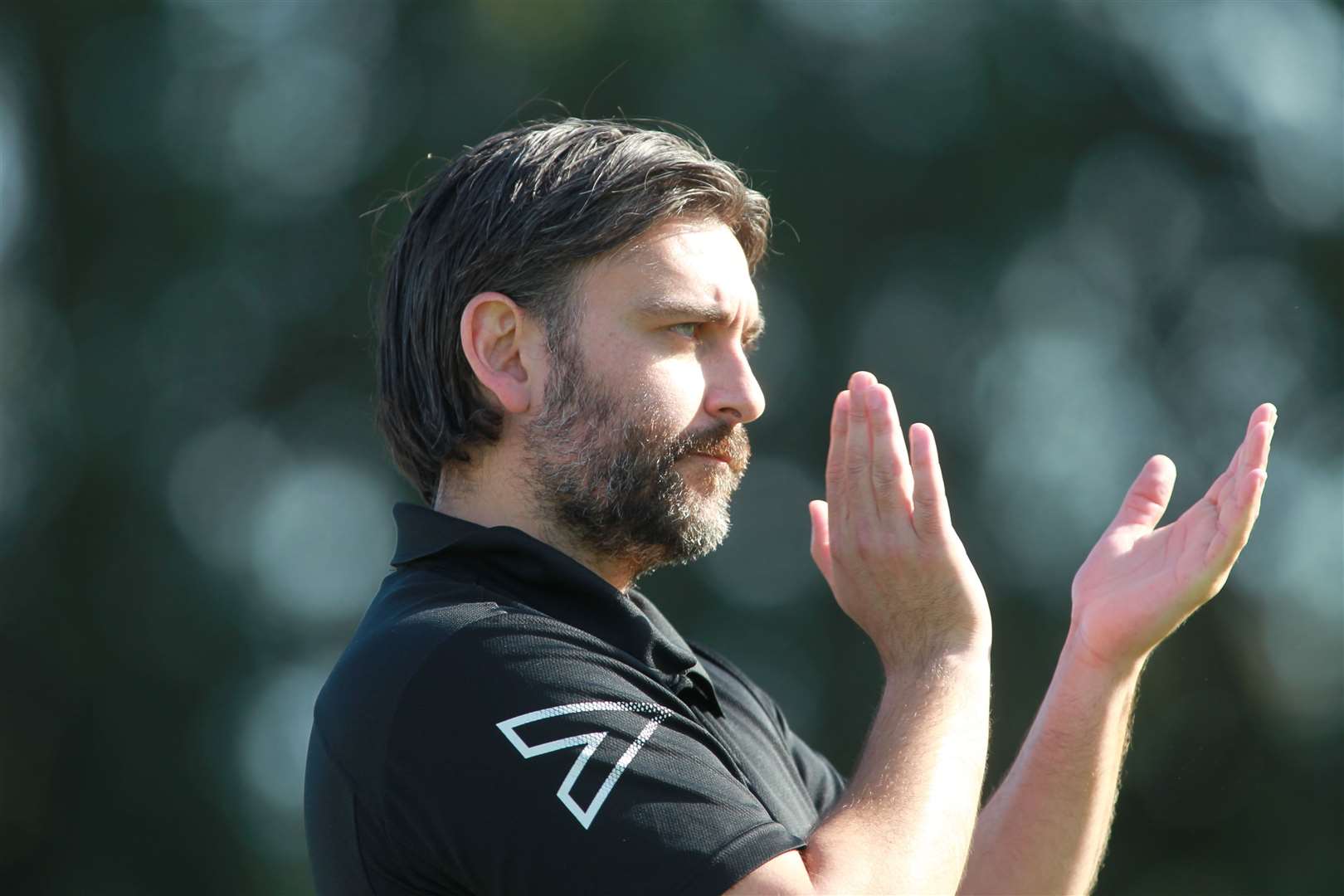 Whitstable manager Lloyd Blackman. Picture by: John Westhrop