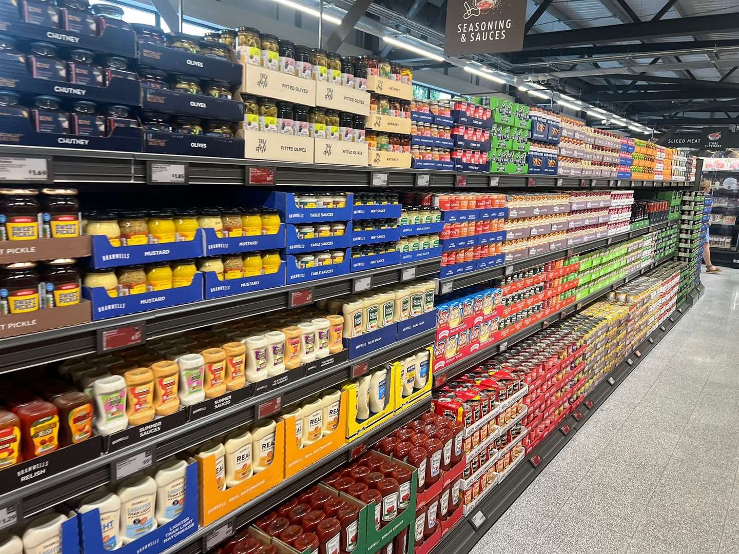 Inside the new Aldi in Neats Court Business Park, Queenborough