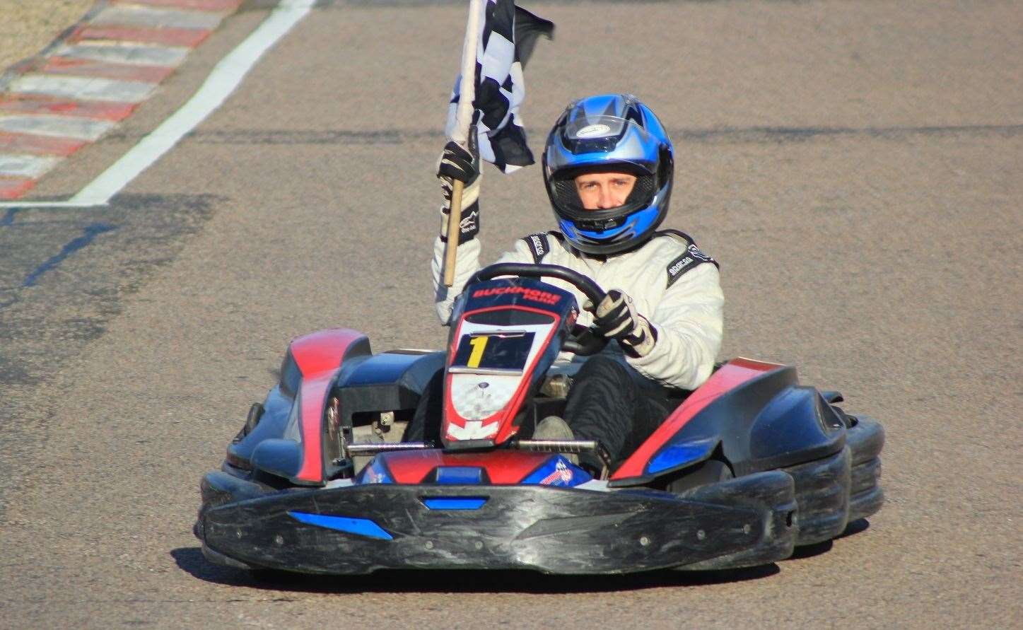 Sittingbourne rallycrosser Darren Scott won the first Ryan Lawford memorial event in 2014 with his brother Chris and dad Dave. Picture: Joe Wright