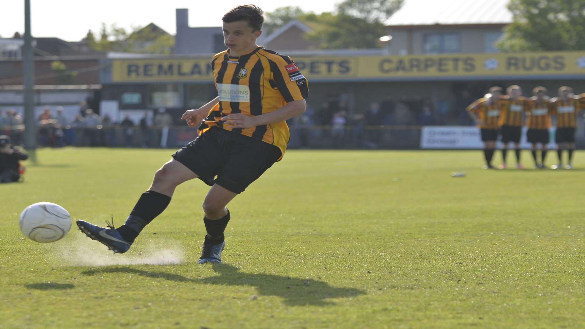 Johan ter Horst missed this penalty in the 2014 final before leaving to join Hull City Picture: Gary Browne