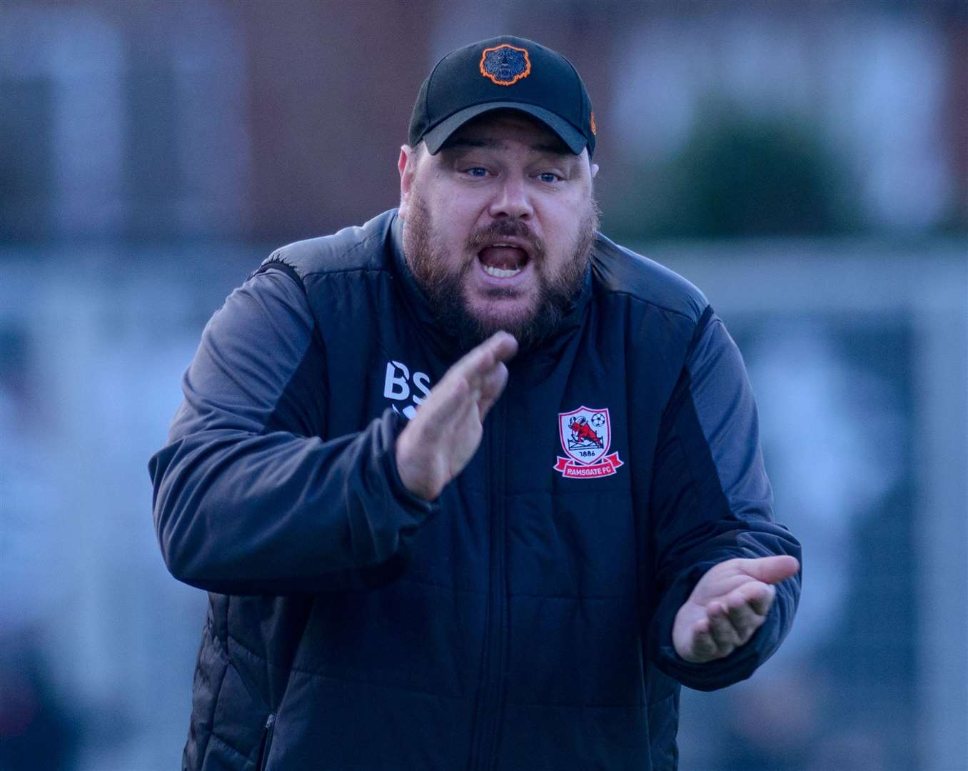 Ramsgate manager Ben Smith. Picture: Stuart Watson