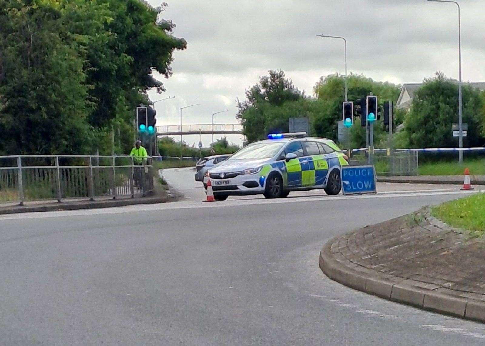 Police were called to the A2990 Old Thanet Way following concerns for a person's welfare