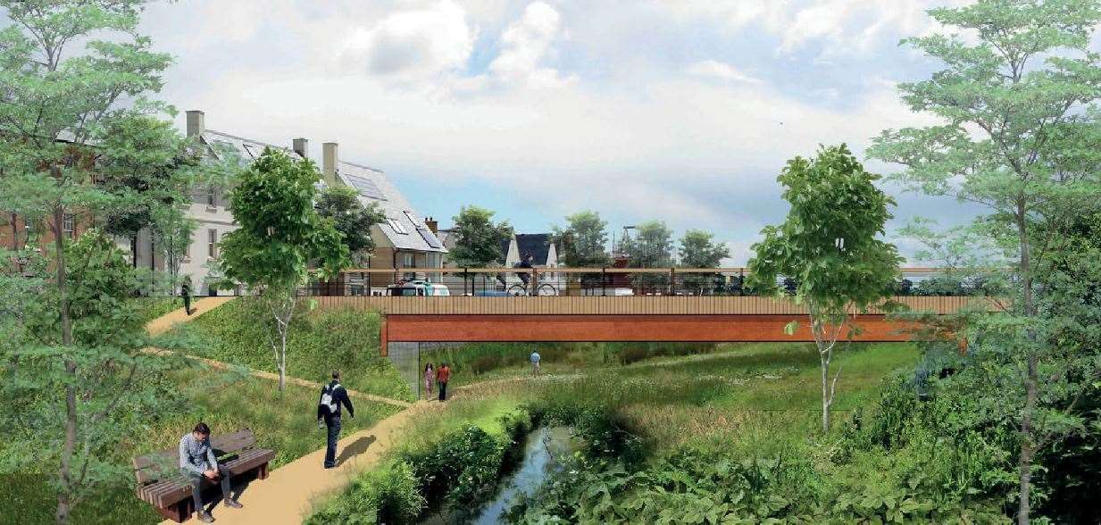 How Otterpool Park could look. Credit: Arcadis Design and Access statement