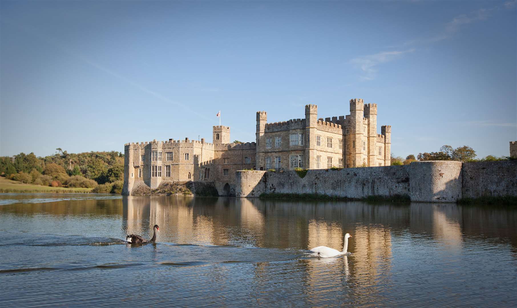 The beautiful grounds of Leeds Castle are open for the new exhibition this spring. Picture: David Fenwick