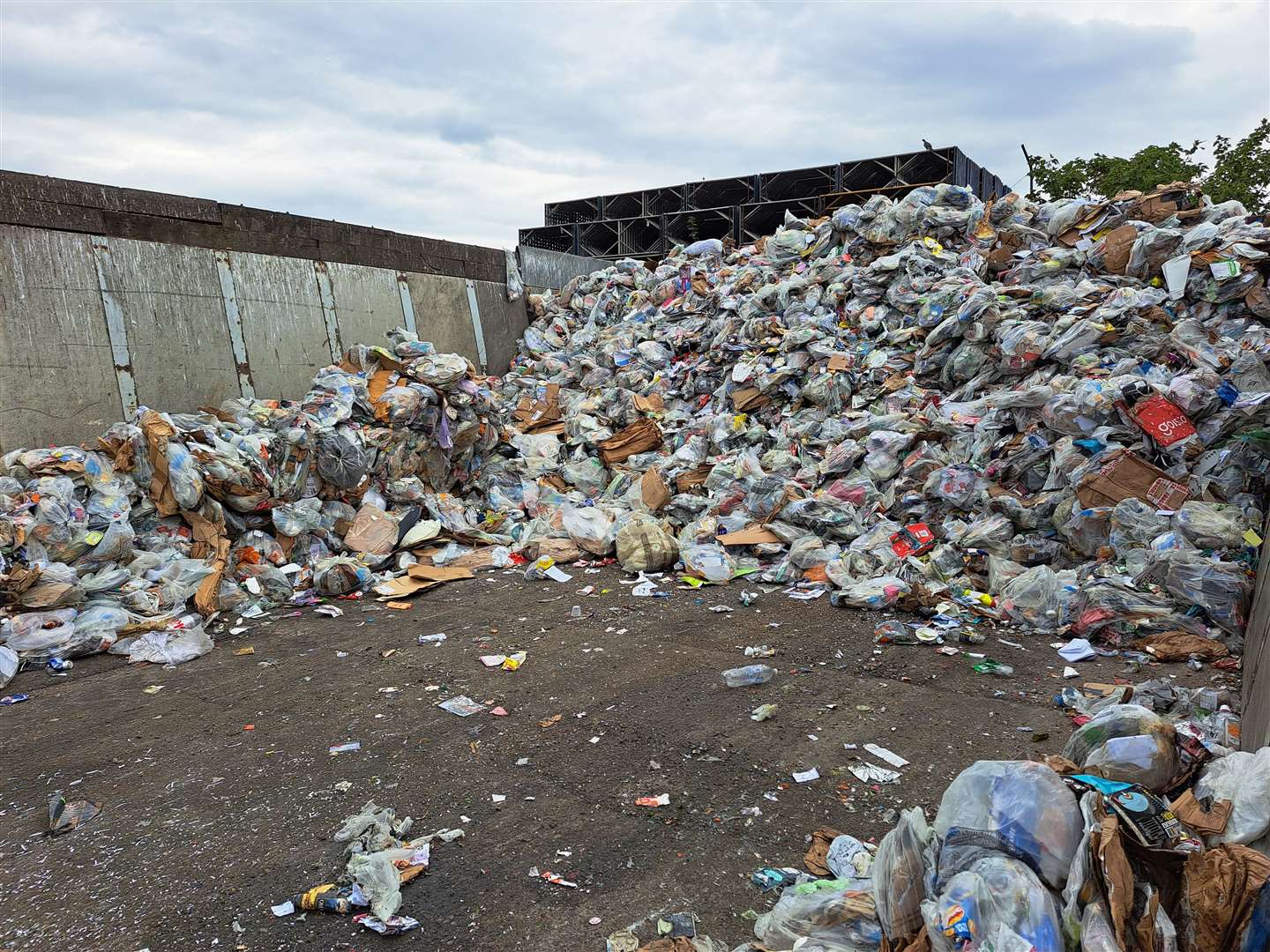 The old Sevenoaks waste transfer station