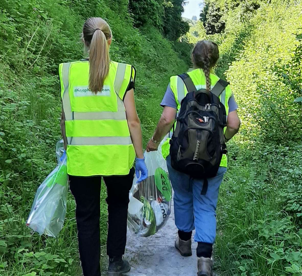 The volunteers plan to return to the areas this Sunday. Picture: Kent Police