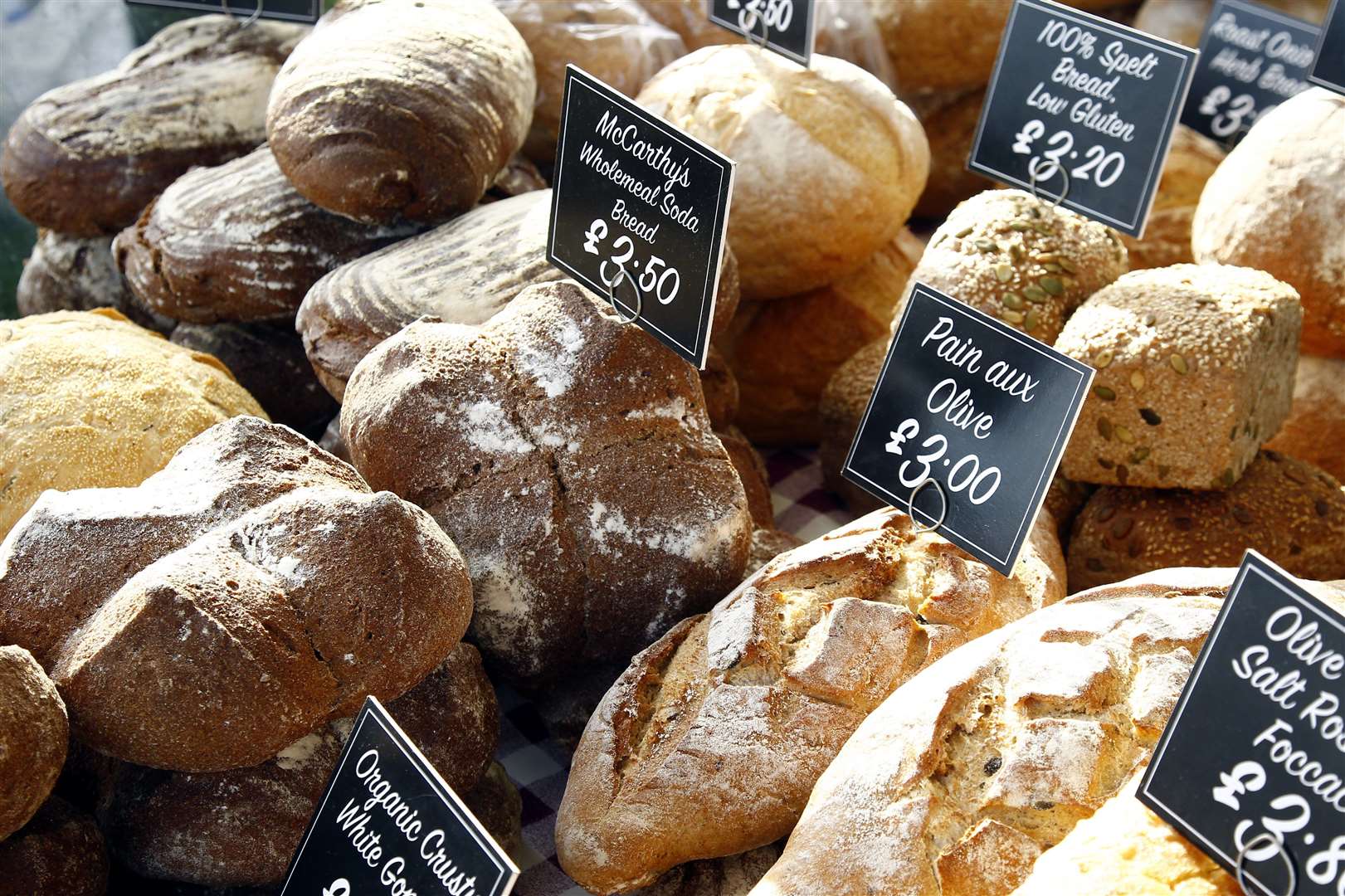 Some farmers' markets have been available during lockdown