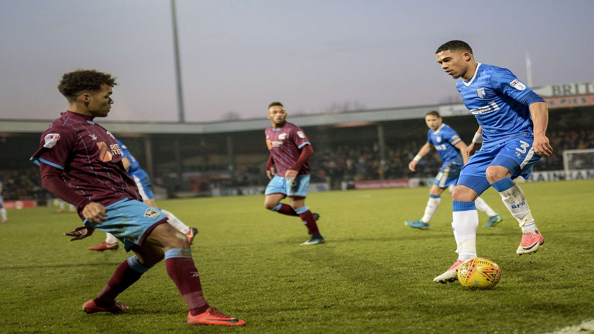 Bradley Garmston has time on the ball Picture: Ady Kerry