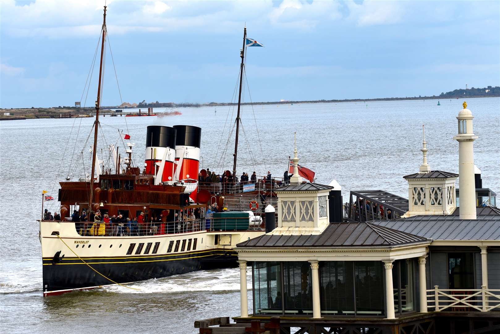 Access will be maintained for visiting ships such as The Waverley. Picture: Fraser Gray