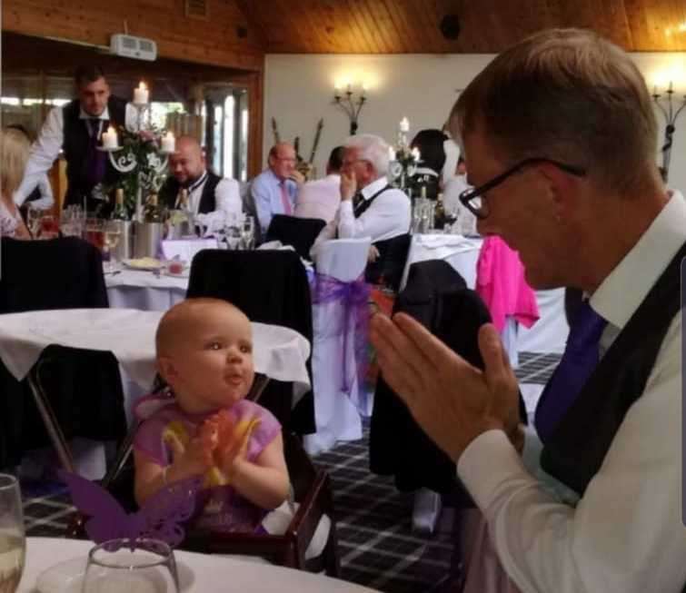 Steven with his daughter Olivia, now three