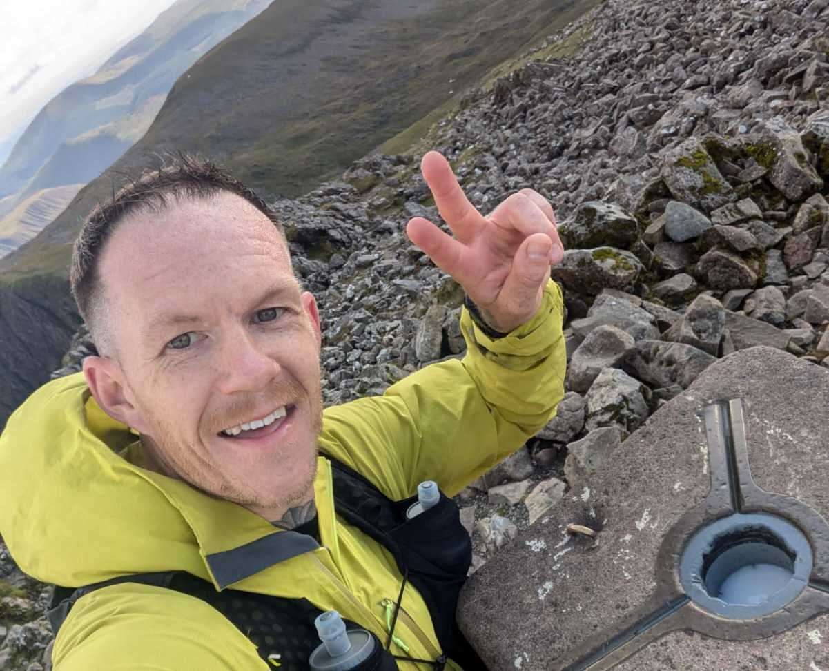 Matt Evans completed the 212km Welsh Three Peak challenge in a record time