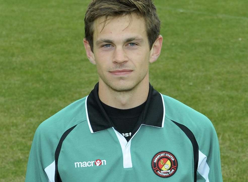 Ebbsfleet United goalkeeper Brandon Hall